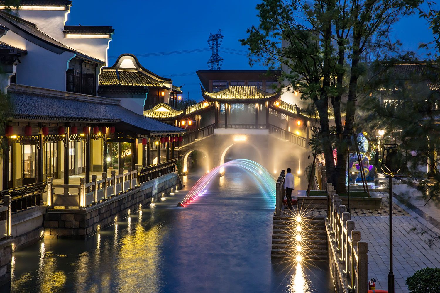 Russia新西塘水街亮化方案