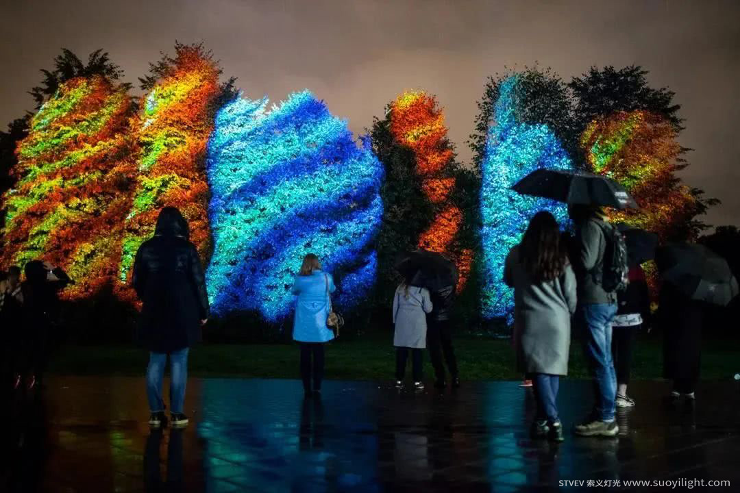 Russia奥斯坦基诺公园亮化