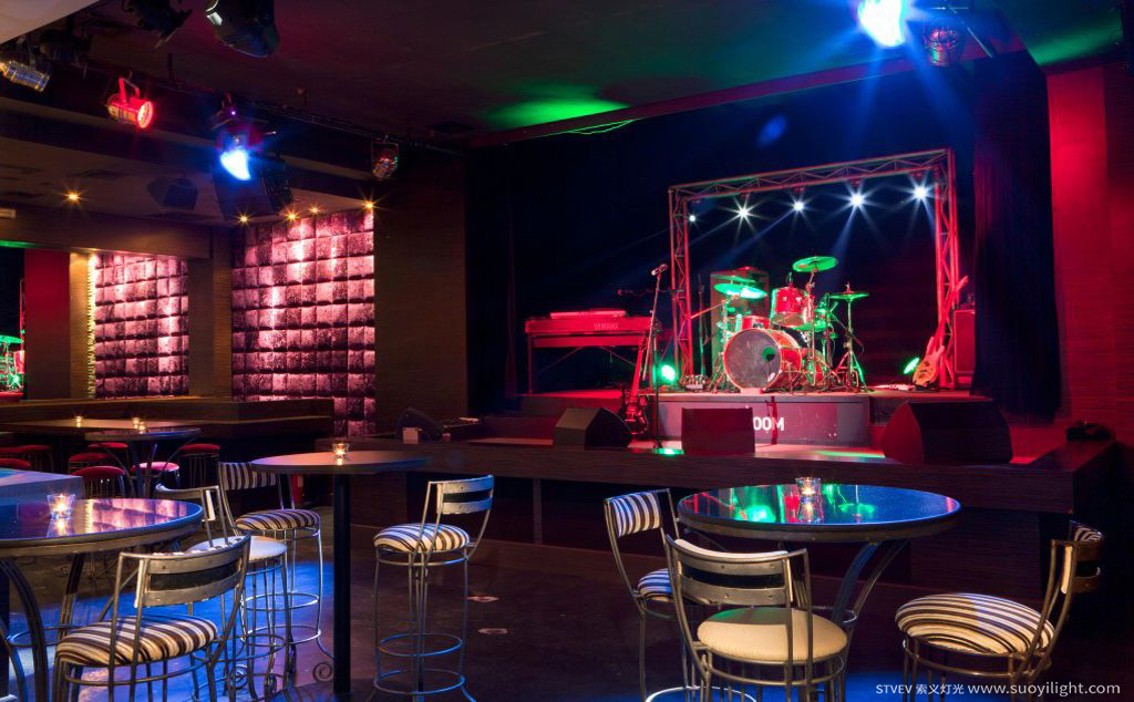 Russia复古型音乐清吧效果图及平面方案