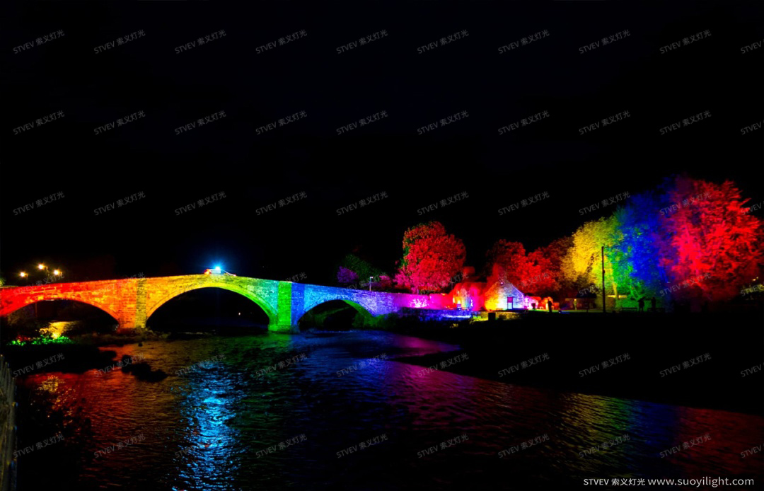 Russia一江两岸镇远古城舞阳河亮化方案