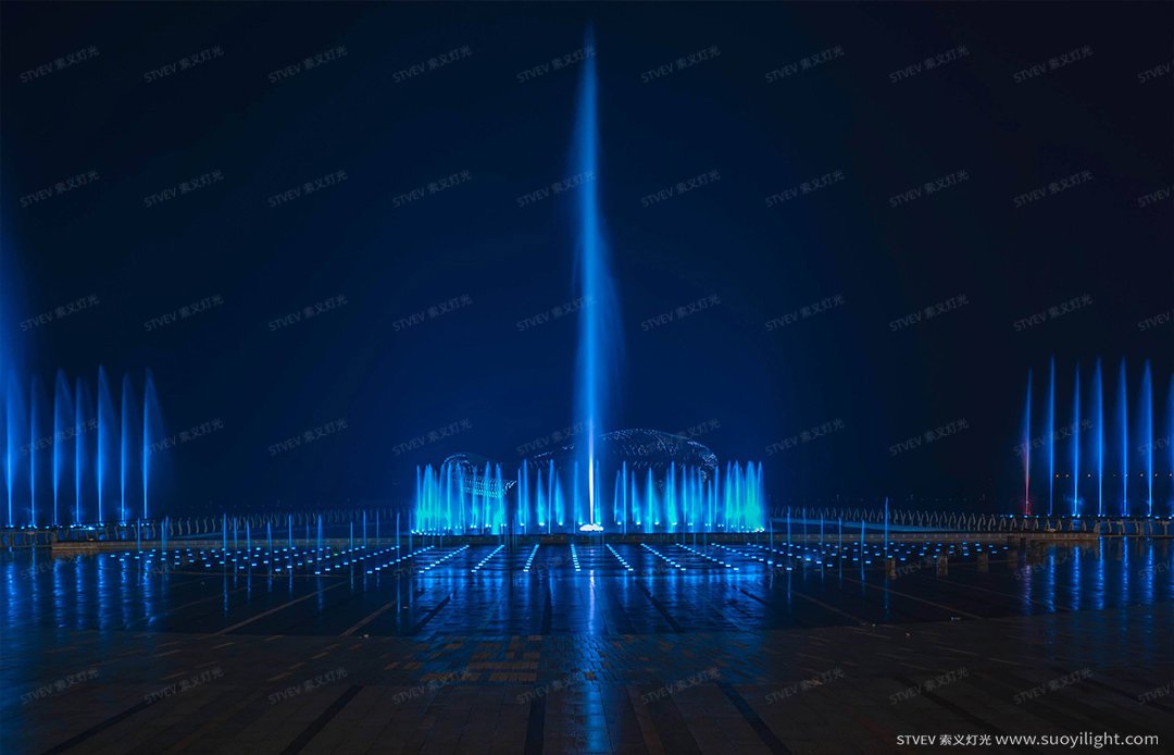 Russia苏州湾阅湖台音乐喷泉