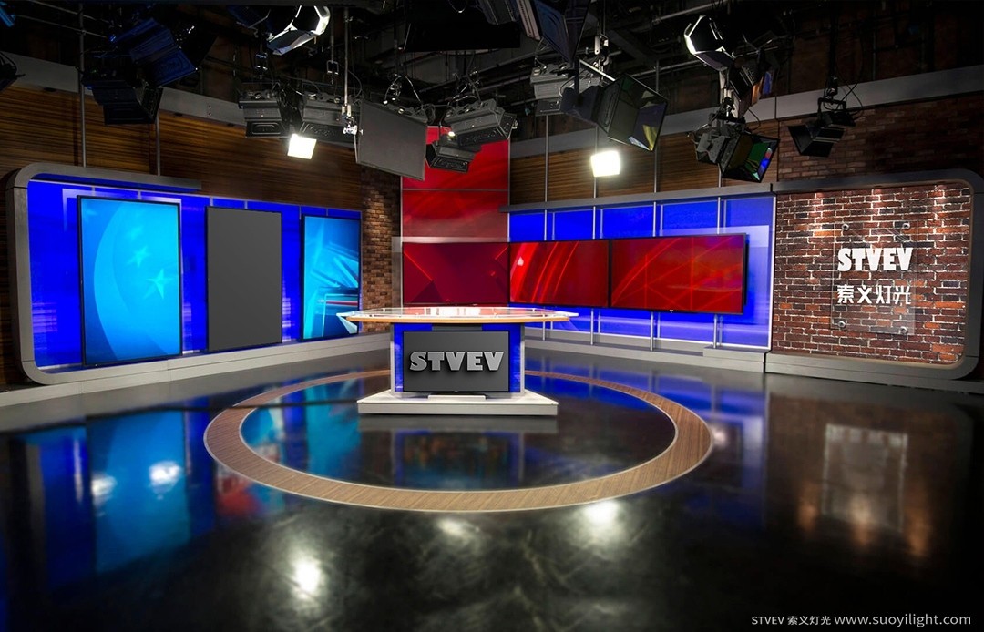 RussiaSTVEV 索义灯光新闻演播厅