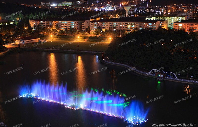 Russia龙池湖音乐喷泉